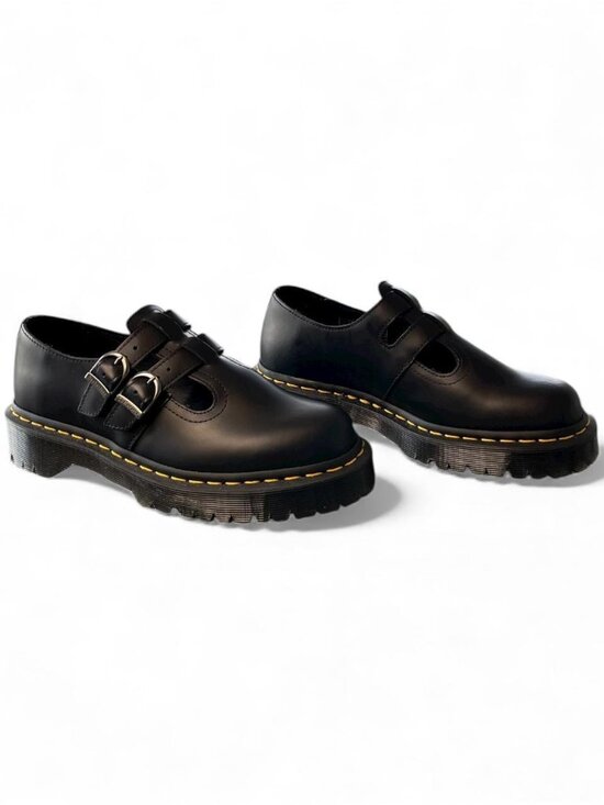 Dr Martens 8065 II Mary Jane Double-Strap Shoes in Black | Women’s US 7 / EU 38 - Picture 1 of 6